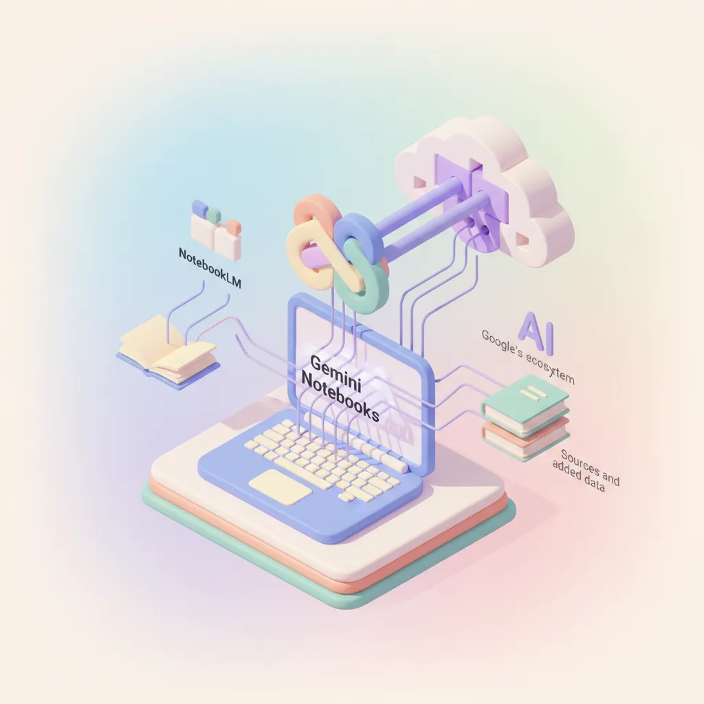 Gemini Notebooks: Organización de Proyectos con IA - ilustracion