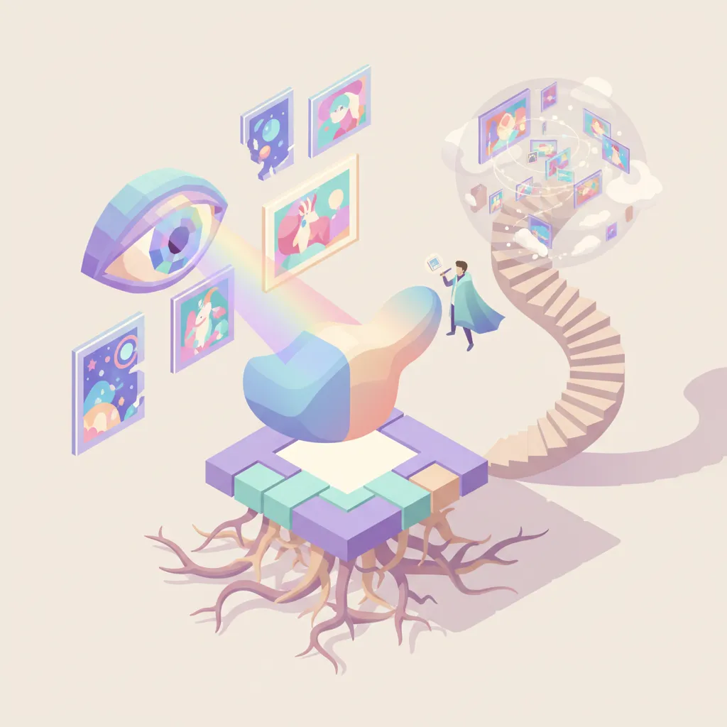 IA Generativa en Arte: Reflexiones sobre su Uso Editorial - ilustracion