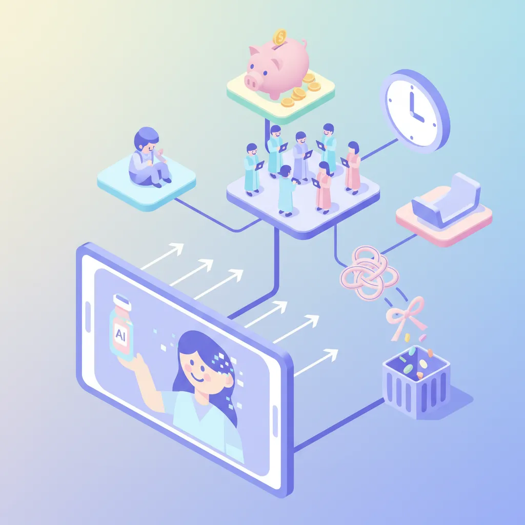 Influencers de IA en Coachella: La Nueva Realidad Digital - ilustracion