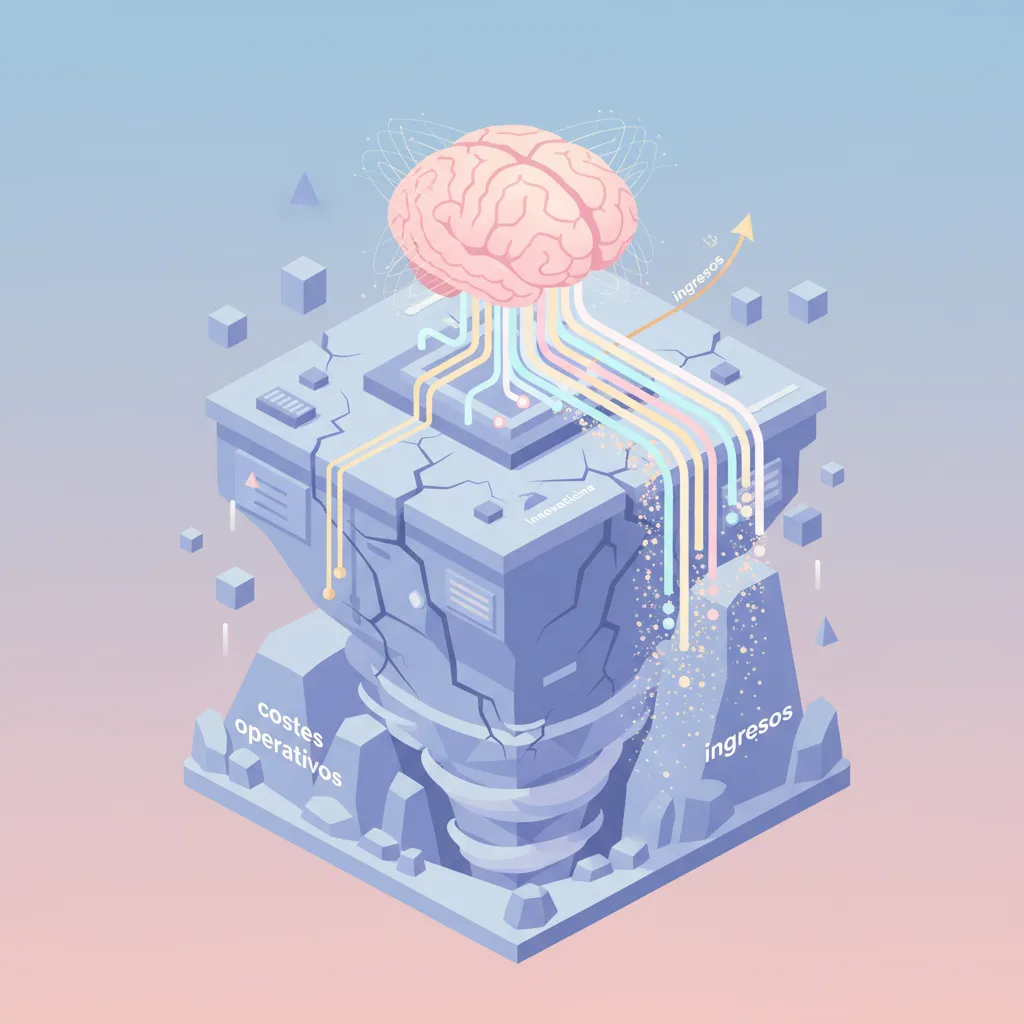 La Carrera por la Rentabilidad en la Industria de la IA - ilustracion